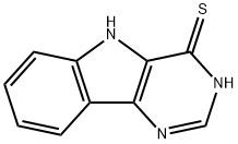 1,5-dihydropyrimido[5,4-b]indole-4-thione 结构式