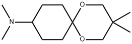 N,N,3,3-tetramethyl-1,5-dioxaspiro[5.5]undecan-9-amine 结构式