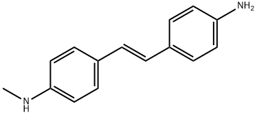 Benzenamine, 4-[(1E)-2-(4-aminophenyl)ethenyl]-N-methyl- 结构式