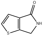 5,6-二氢-4H-噻吩并[2,3-C]吡咯-4-酮 结构式