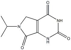 2,4-二羟基-6-异丙基-5H-吡咯并[3,4-D]嘧啶-7(6H)-酮 结构式