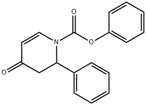 PHENYL 4-OXO-2-PHENYL-3,4-DIHYDROPYRIDINE-1(2H)-CARBOXYLATE 结构式