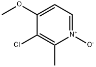 2-甲基-3-氯-4-甲氧基吡啶氮氧化物 结构式