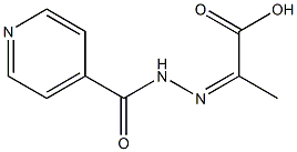 4-Pyridinecarboxylicacid, 2-(1-carboxyethylidene)hydrazide 结构式