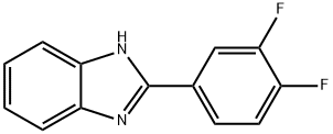 2-(3,4-二氟苯基)苯并咪唑 结构式