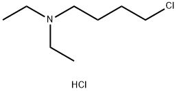 4-氯-N,N-二乙基-1-丁胺盐酸盐 结构式