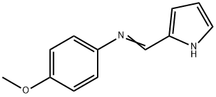 (4-methoxyphenyl)(1H-pyrrol-2-ylmethylene)amine 结构式