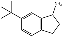 6-(叔丁基)-2,3-二氢-1H-茚-1-胺 结构式