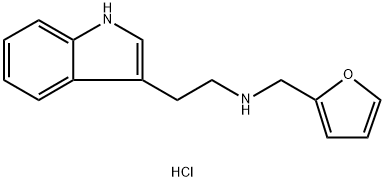 [(furan-2-yl)methyl][2-(1H-indol-3-yl)ethyl]amine hydrochloride 结构式