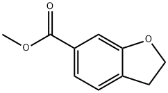 2,3-二氢苯并呋喃-6-羧酸甲酯 结构式