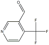 4-Trifluoromethyl-pyridine-3-carbaldehyde 结构式
