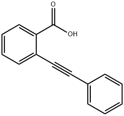 2-(苯乙炔基)苯甲酸 结构式