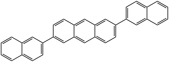 2,6-DI(2-NAPHTYL)ANTHRACENE 结构式