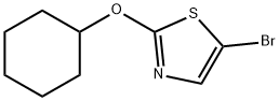 5-bromo-2-cyclohexyloxy-1,3-thiazole 结构式