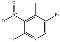 5-溴-2-碘-4-甲基-3-硝基吡啶 结构式