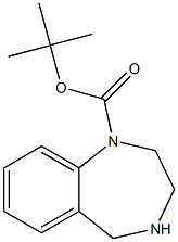2,3,4,5-Tetrahydro-benzo[e][1,4]diazepine-1-carboxylic acid tert-butyl ester 结构式