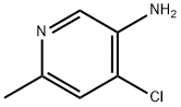4-氯-6-甲基吡啶-3-胺 结构式