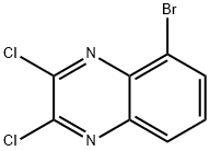 5-溴-2,3-二氯喹喔啉 结构式