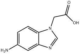 (5-Amino-benzoimidazol-1-yl)-acetic acid 结构式