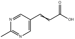 (2E)-3-(2-methylpyrimidin-5-yl)acrylic acid 结构式