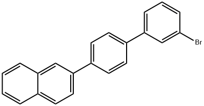 2-(3'-溴[1,1'-联苯]-4-基)-萘 结构式