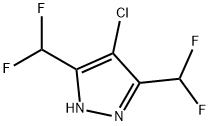 4-氯-3,5-双(二氟甲基)-1H-吡唑 结构式