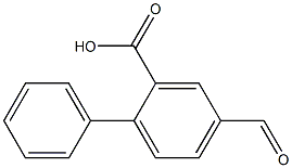 5-formyl-2-phenylbenzoic acid 结构式
