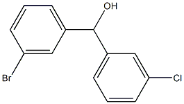 (3-bromophenyl)-(3-chlorophenyl)methanol 结构式