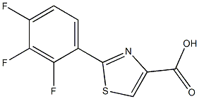 2-(2-三氟甲基苯基)噻唑-4-甲酸 结构式
