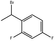 1-(1-溴乙基)-2,4-二氟苯 结构式
