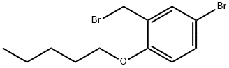 4-溴-2-(溴甲基)-1-(戊氧基)苯 结构式