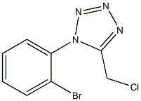 1-(2-溴苯基)-5-(氯甲基)-1H-1,2,3,4-四唑 结构式