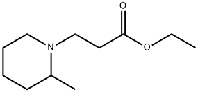 ethyl 3-(2-methylpiperidin-1-yl)propanoate 结构式