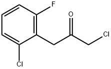 1-chloro-3-(2-chloro-6-fluorophenyl)propan-2-one 结构式