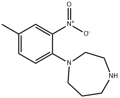 1-(4-methyl-2-nitrophenyl)-1,4-diazepane 结构式