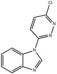 1-(6-氯哒嗪-3-基)-1H-苯并[D]咪唑 结构式
