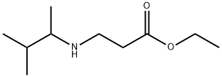 ethyl 3-[(3-methylbutan-2-yl)amino]propanoate 结构式