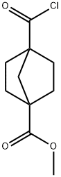 methyl 4-(chlorocarbonyl)bicyclo[2.2.1]heptane-1-carboxylate 结构式