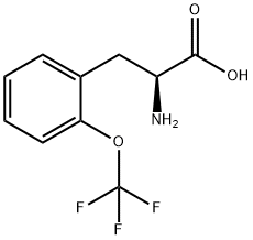 2-(Trifluoromethoxy)-L-phenylalanine 结构式