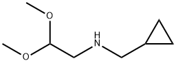 (cyclopropylmethyl)(2,2-dimethoxyethyl)amine 结构式