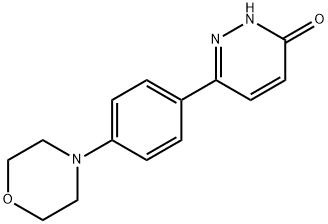 6-(4-morpholin-4-ylphenyl)pyridazin-3-ol 结构式