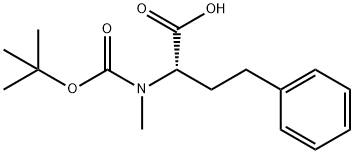 (S)-2-(叔丁氧基羰基)-2-(甲氨基)-4-苯基丁酸 结构式