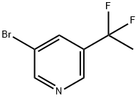 3-溴-5-(1,1-二氟乙基)吡啶 结构式