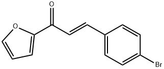 (2E)-3-(4-bromophenyl)-1-(furan-2-yl)prop-2-en-1-one 结构式