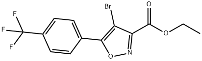 5-取代-4-溴异噁唑羧酸酯 结构式
