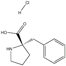 (S)-2-Benzylpyrrolidine-2-carboxylic acid hydrochloride 结构式