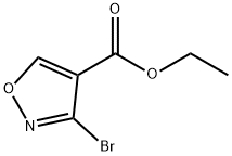 3-溴异噁唑-4-羧酸乙酯 结构式