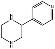 2-(4-吡啶基)哌嗪 结构式
