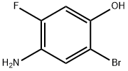 4-Amino-2-bromo-5-fluoro-phenol 结构式