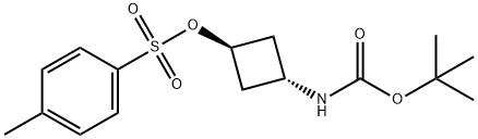 (1s,3s)-3-((tert-butoxycarbonyl)amino)cyclobutyl 4-methylbenzenesulfonate 结构式